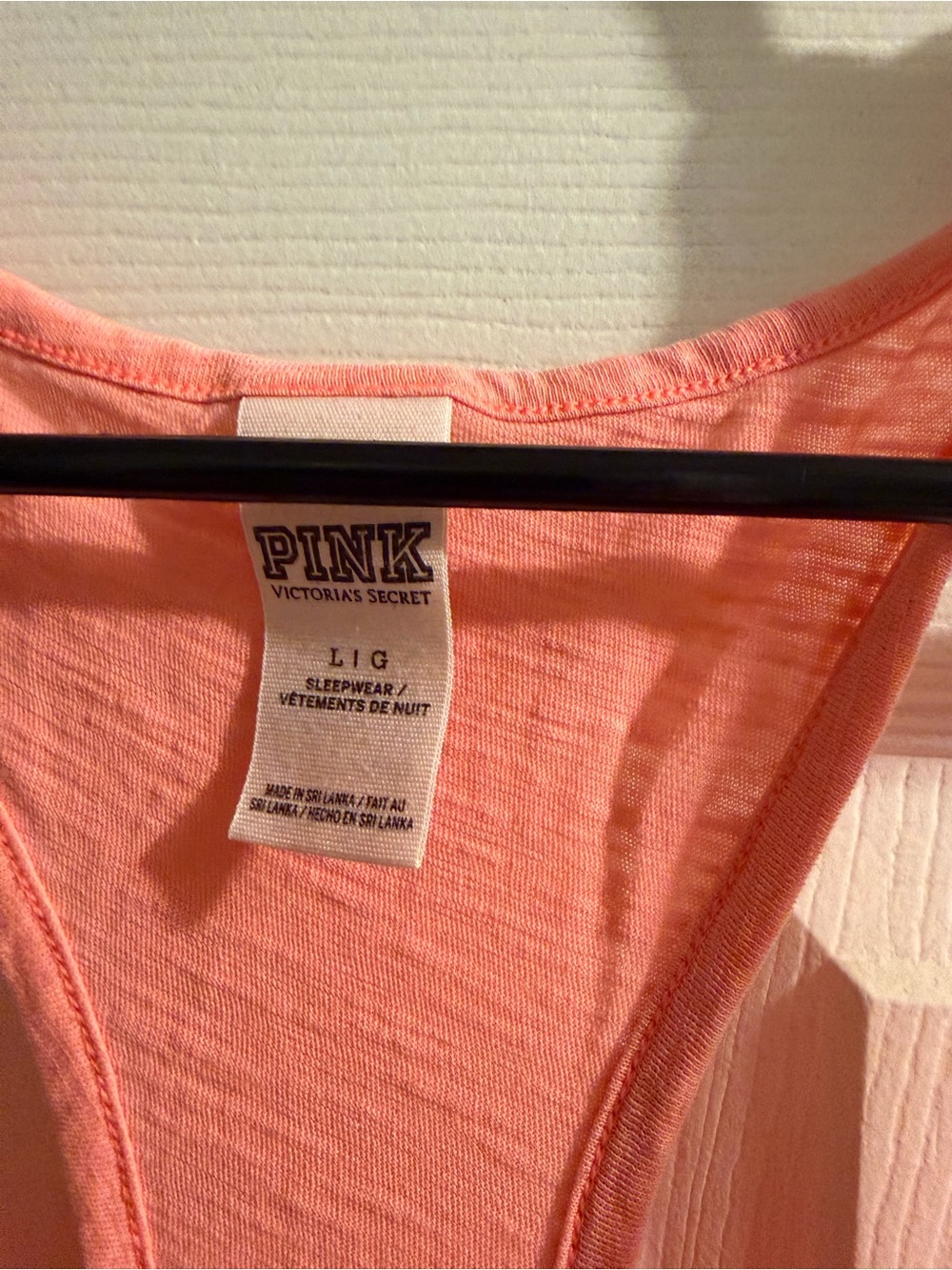 Coral Racerback Tank Top - Picture 3 of 4